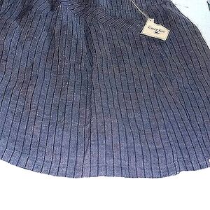 Cotelac linen striped mini skirt NWT